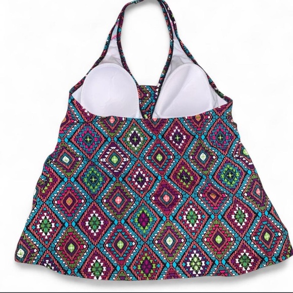 Caribbean Joe Colorful Geometric Camisole - Picture 2 of 4